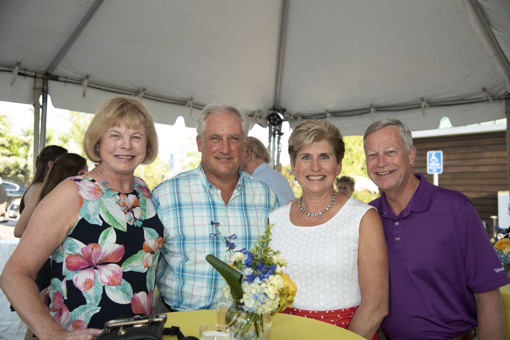 Linda and Don Mueller, Merry and Jim Mosbacher